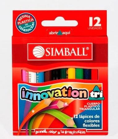 LAPIZ COLOR SIMBALL X12 CORTO (x U.)