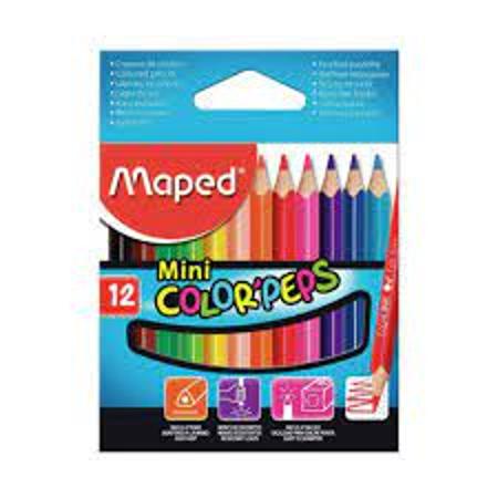 LAPIZ COLOR MAPED X12 CORTO (x U.)