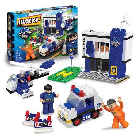 BLOCKY SUPER POLICIAS 150 PIEZAS (x U.)