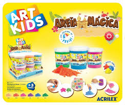 ARENA MAGICA ACRILEX 200GR CON MOLDE (x U.)