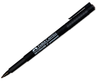 MARCADOR FABER MULTIMARK 421-S NE (x U.)