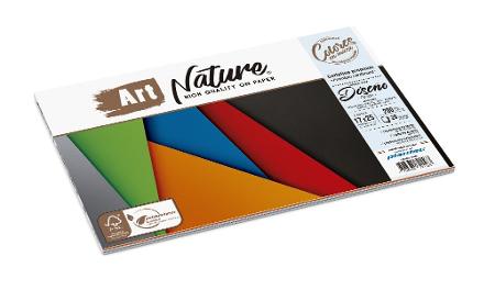 CARTULINA PLANTEC ART NATURE COLOR A4  90GR 10H (x paq.)