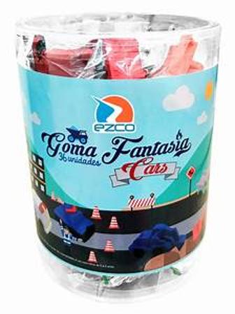 GOMA BORRAR EZCO FANTASIA ZOO/ ACUARIO/ CARS X36 (x U.)