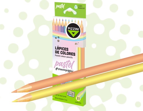 LAPIZ COLOR PIZZINI X10 PASTEL (x U.)