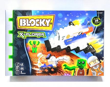 BLOCKY X-PLORER MISION MARTE - 64 PIEZAS (x U.)