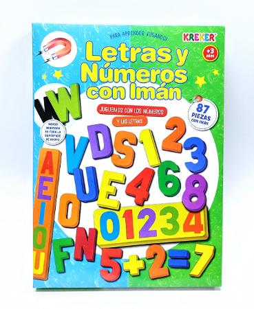 JUEGO KREKER LETRAS Y NUMEROS CON IMAN - 360