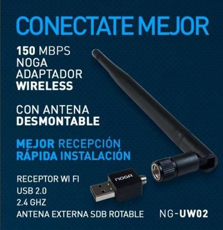 ADAPTADOR NOGA WIRELESS 2.0 (x U.)