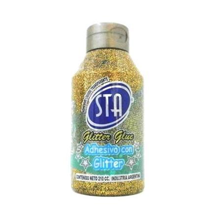 ADHESIVO GLITTER STA 210CC ORO (x U.)