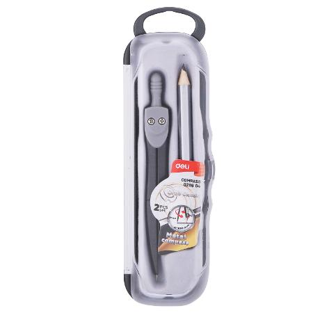 COMPAS METALICO DELI P/ LAPIZ  ESTUCHE - 20804 (x U.)