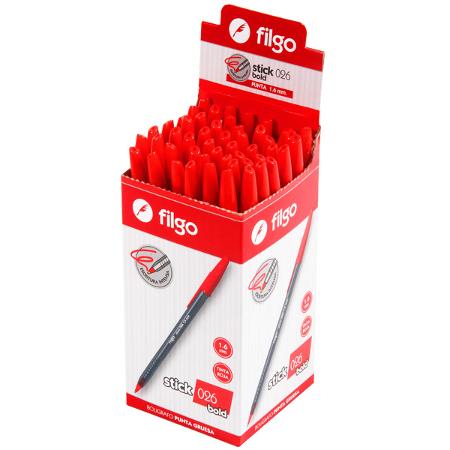 BOLIGRAFO FILGO STICK 026 RO (x U.)