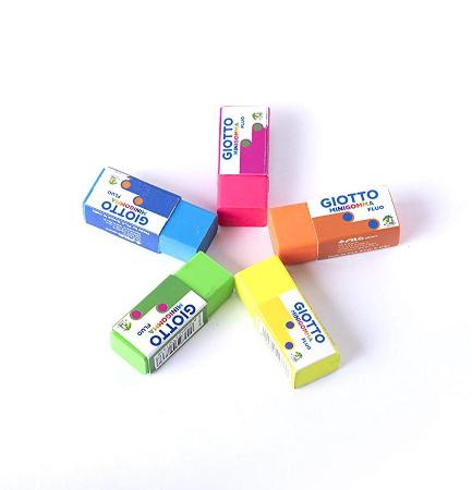 GOMA BORRAR GIOTTO MINI FLUO (x U.)