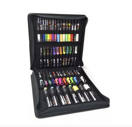 ESTUCHE POSCA X 48 MARCADOR PC-1MR / PC-1M / PC-3M / PC-5M / PC-8K (x U.)