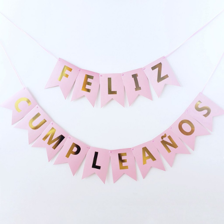 BANDERIN FELIZ  CUMPLEAOS (x U.)