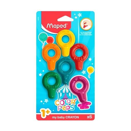 LAPIZ CERA MAPED BABY X6 - 863806 (x U.)