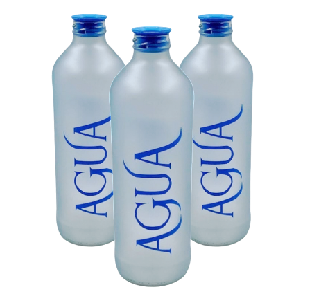 BOTELLA ESMERILADA AGUA 1 LT