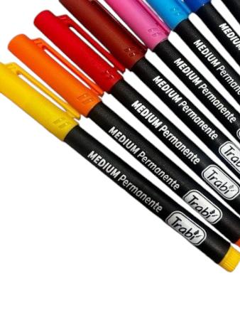 MARCADOR PERMANENTE TRABI MEDIUM 2MM AM