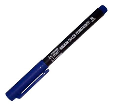 MARCADOR PERMANENTE TRABI MEDIUM 2MM AZ