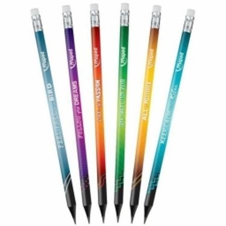 LAPIZ GRAFITO MAPED BLACK ENERGY HB C/ GOMA - 852001 (x U.)