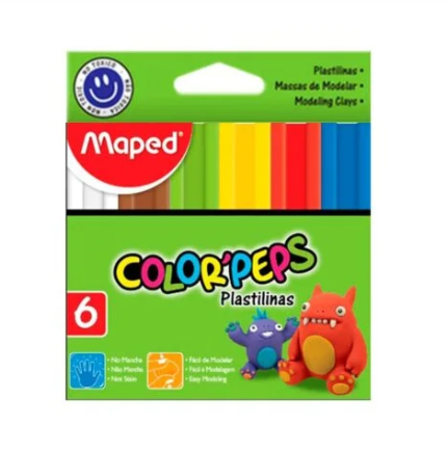PLASTILINA MAPED 20GR X6 - 827101 (x U.)