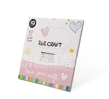 PAPEL ORIGAMI IBI 15X15 80GR 60H - 600850 (x U.)