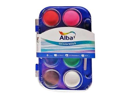 ACUARELA ALBA X8 ESTUCHE (x U.)