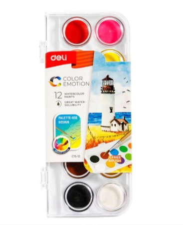 ACUARELA DELI EMOTION X12 ESTUCHE - C15 (x U.)