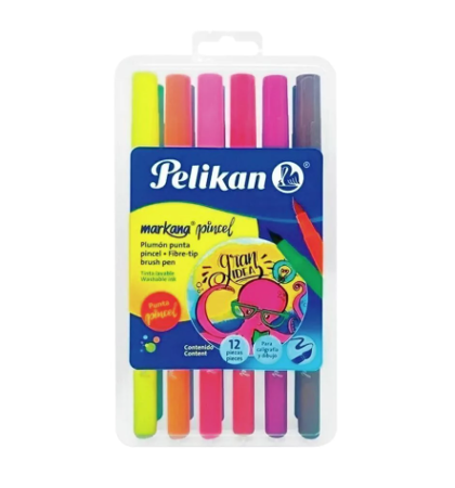 FIBRA PELIKAN MARKANA PUNTA PINCEL X12 OFI20 (x U.)
