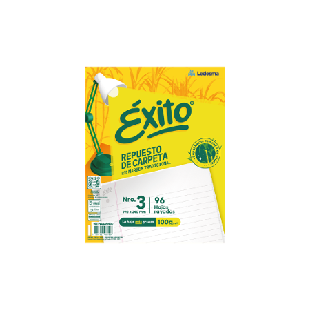 REPUESTO EXITO ESCOLAR 96H RAYA - TRADICIONAL OFI30 (x caj.)
