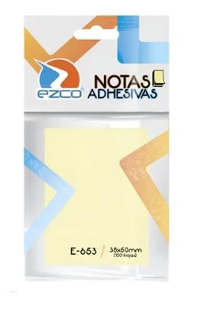 TACO ADHESIVO EZCO 38X50 100H AM (x U.)