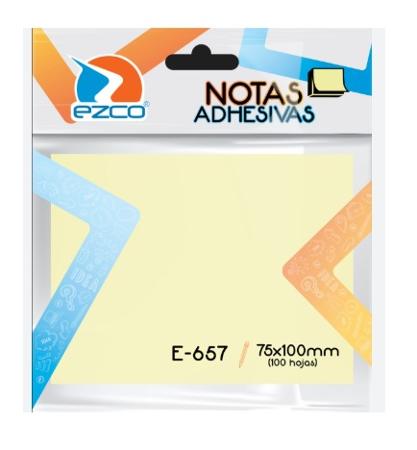 TACO ADHESIVO EZCO 75X100 100H AM E- 657 (x U.)