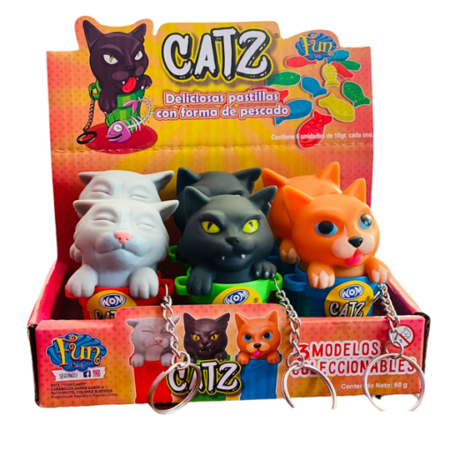 CARAMELO + LLAVERO CATZ POP 10GR  7093 (x U.)