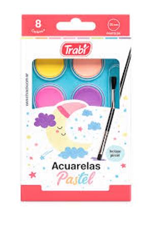 ACUARELA TRABI X8 PASTEL