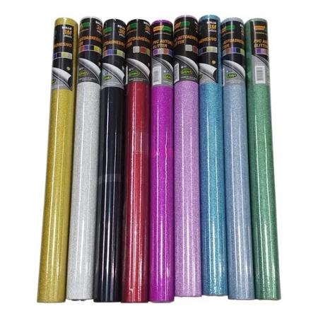 PAPEL CONTAC MURESCO GLITTER 2MT (x U.)