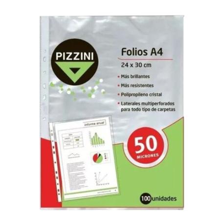 FOLIO A4 PIZZINI X100 (x U.)