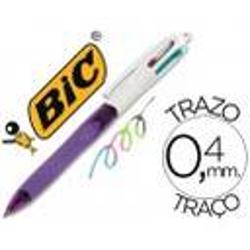 BOLIGRAFO BIC MULTI 4 COLORES CLASICO / FASHION 1.0MM - 9308630 / 9308639 (x U.)