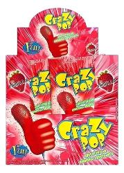 CHUPETIN CRAZY POP FRUTILLA (x U.)