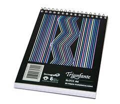 BLOCK TRIUNFANTE A4 80H CUADRO ESPIRAL (x U.)