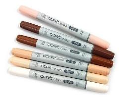 MARCADOR COPIC CIAO TONOS PIEL X6 (x U.)