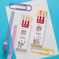 RESALTADOR FILGO 2 PUNTA X4 FLUO (x U.)