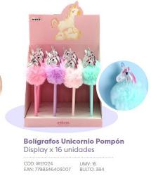 BOLIGRAFO IBI TWEENY POMPON GATO / UNICORNIO - 070252 / 070250 (x U.)