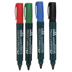 MARCADOR FABER 52/ 23 PERM RED RO (x U.)