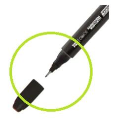 MARCADOR EZCO  2 PUNTAS NE (x U.)