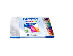 LAPIZ COLOR GIOTTO X12 SUPERMINA (x U.)