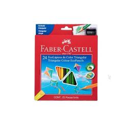 LAPIZ COLOR FABER X24 TRIANGULAR + SAC (x U.)