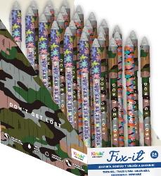 ROLLER BORRABLE KIRUKI DOGS CATS CAMO (24) (x bli.)