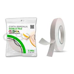 CINTA CBX BIFAZ ESPONJA 18X5M (x U.)