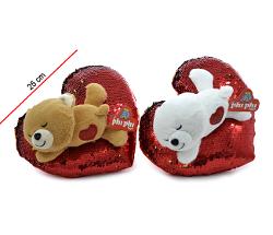 PELUCHE OSO SOBRE CORAZON 7981 (x bli.)