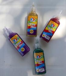 ADHESIVO GLITTER EZCO 21GR VIO (x U.)