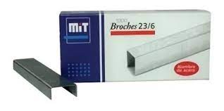 BROCHE MIT 23/6 X 1000 CROMADO (x caj.)