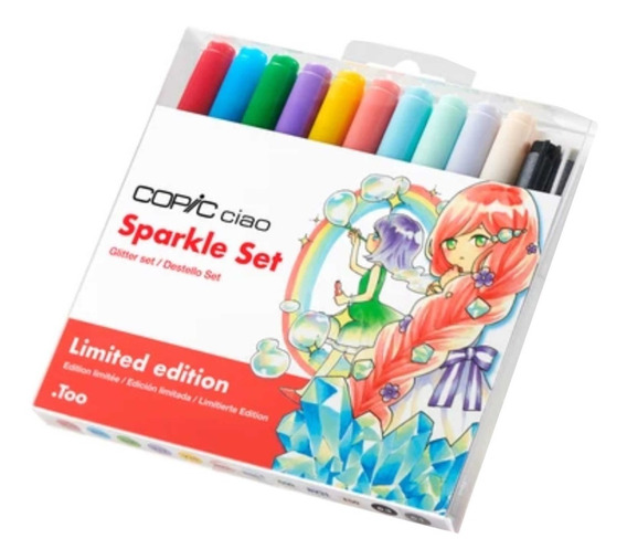 MARCADOR COPIC CIAO SPARKLE X 12 (x U.)
